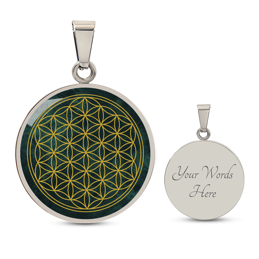 Flower of Life Pendant / Sacred Geometry Pendant