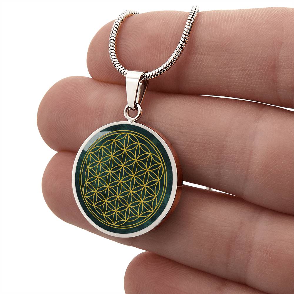 Flower of Life Pendant / Sacred Geometry Pendant