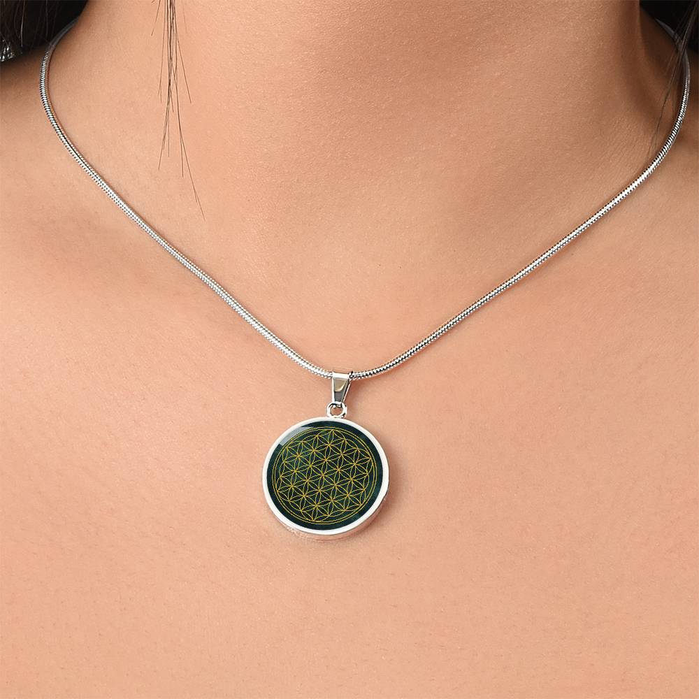 Flower of Life Pendant / Sacred Geometry Pendant