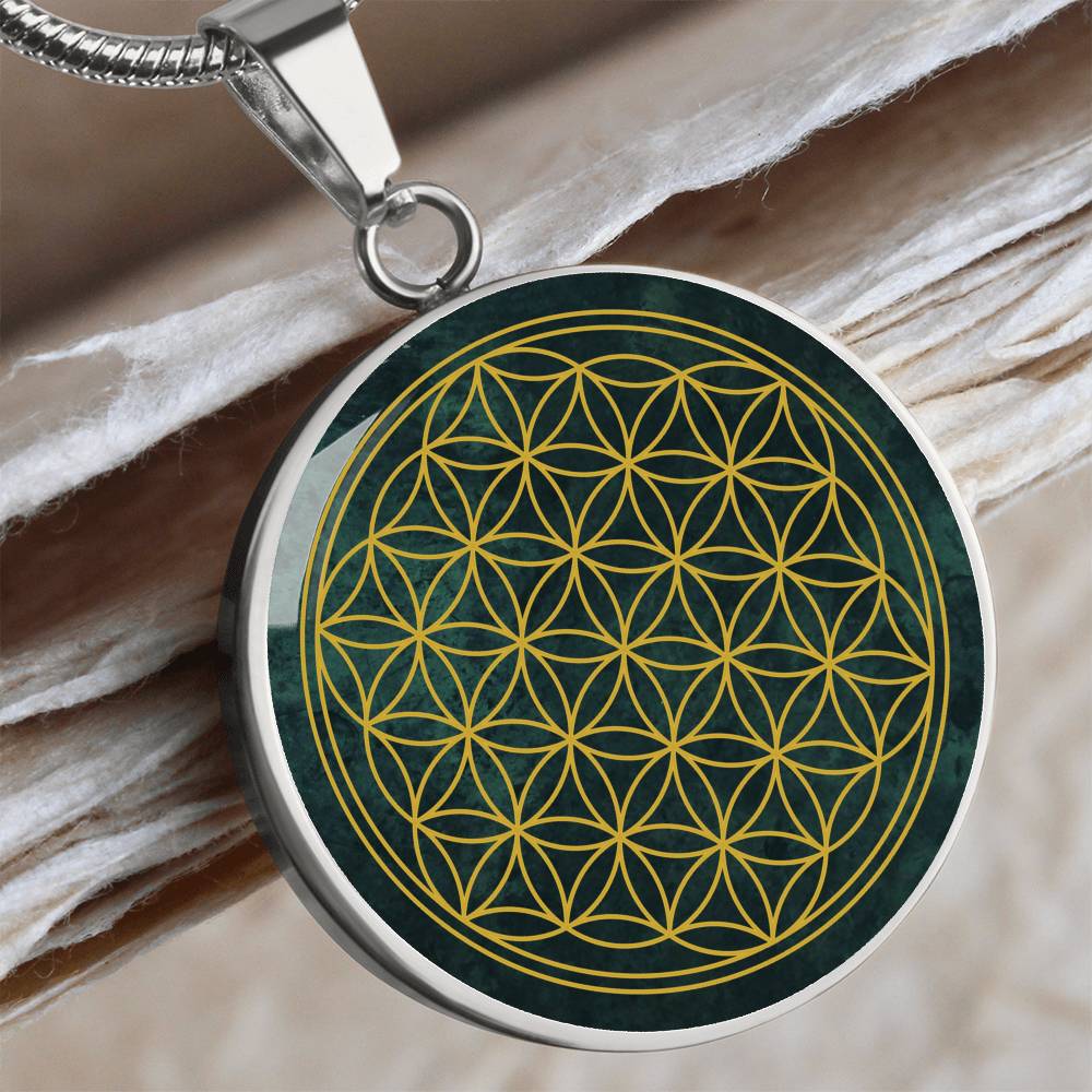 Flower of Life Pendant / Sacred Geometry Pendant