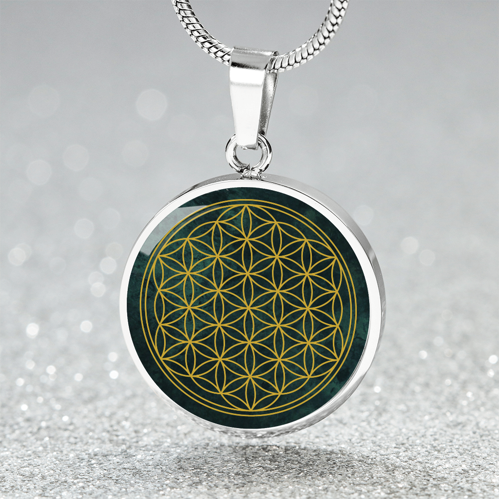 Flower of Life Pendant / Sacred Geometry Pendant