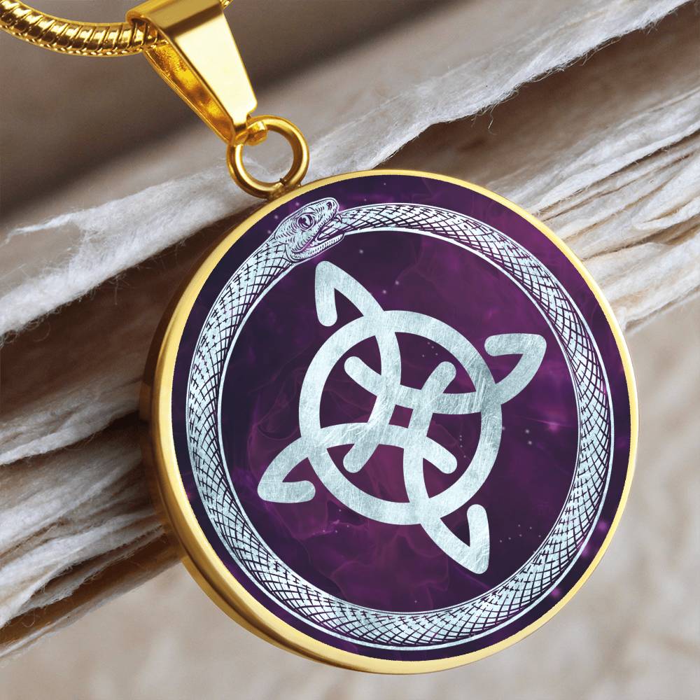 Witches Knot Ouroboros Pendant