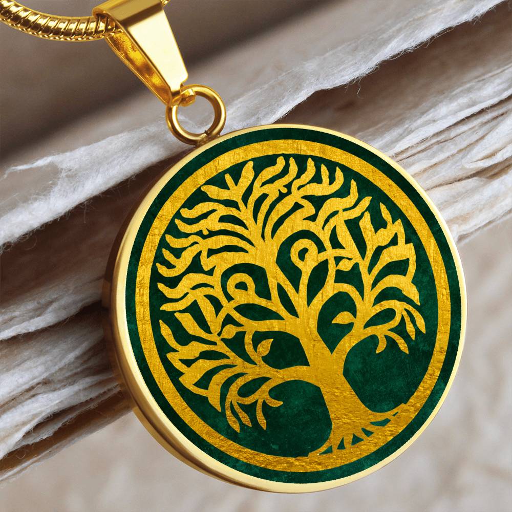 Celtic Tree of Life Pendant | Family Tree Pendant | Men Yggdrasil Pendant | Norse Mythology World Tree