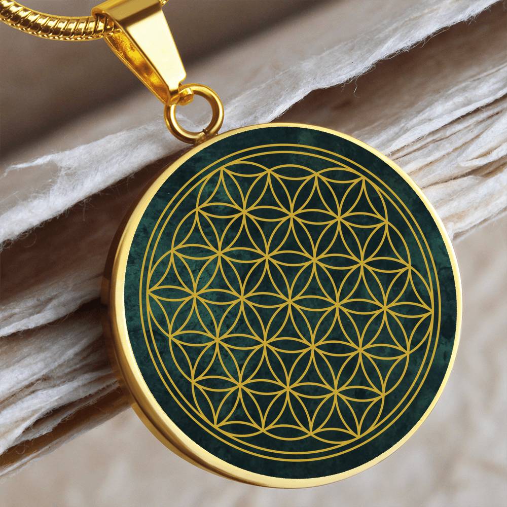 Flower of Life Pendant / Sacred Geometry Pendant