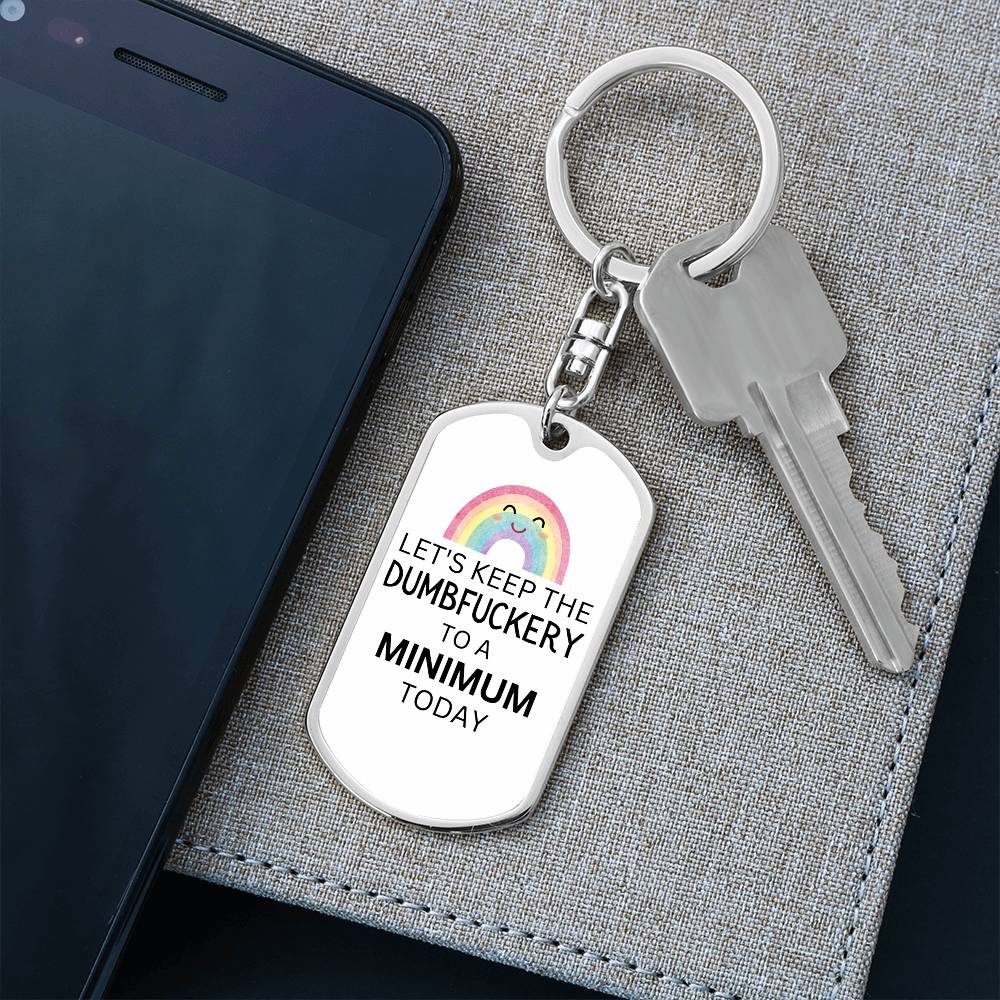 Dumbfuckery keychain, Co-Worker Gift, Employee Gifts, Gift for Friend, Employee Appreciation