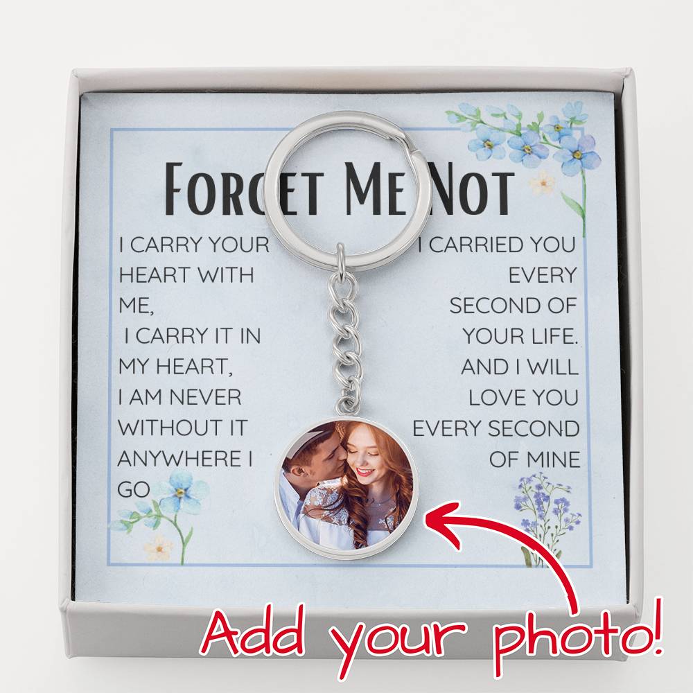 Forget Me Not Memorial Keychain | Gift for Loss | Pregnancy Loss | Miscarriage Gift