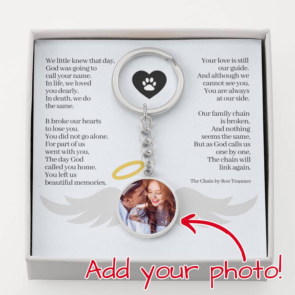 Personalized Gifts for Pet Loss | Memorial Gifts | Pet Loss Keepsake with Sympathy Card | Broken Chain Poem | Pet Remembrance Gift