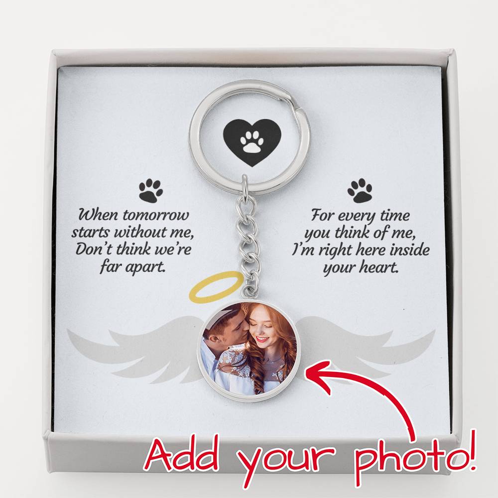 Personalized Dog Memorial Gift | Personalised Dog Loss Gift | Custom Pet Keychain |