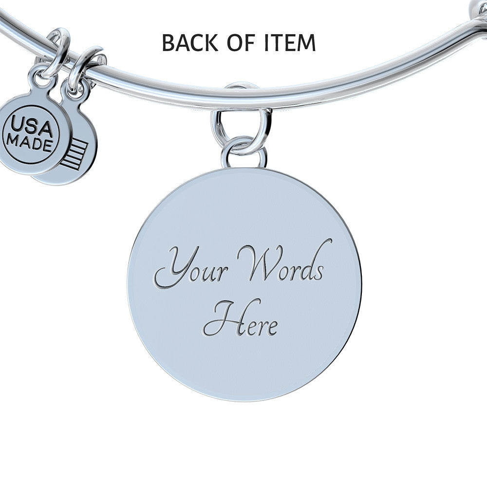 Tao of Bunny Rabbit luxury bracelet with Engraving Option