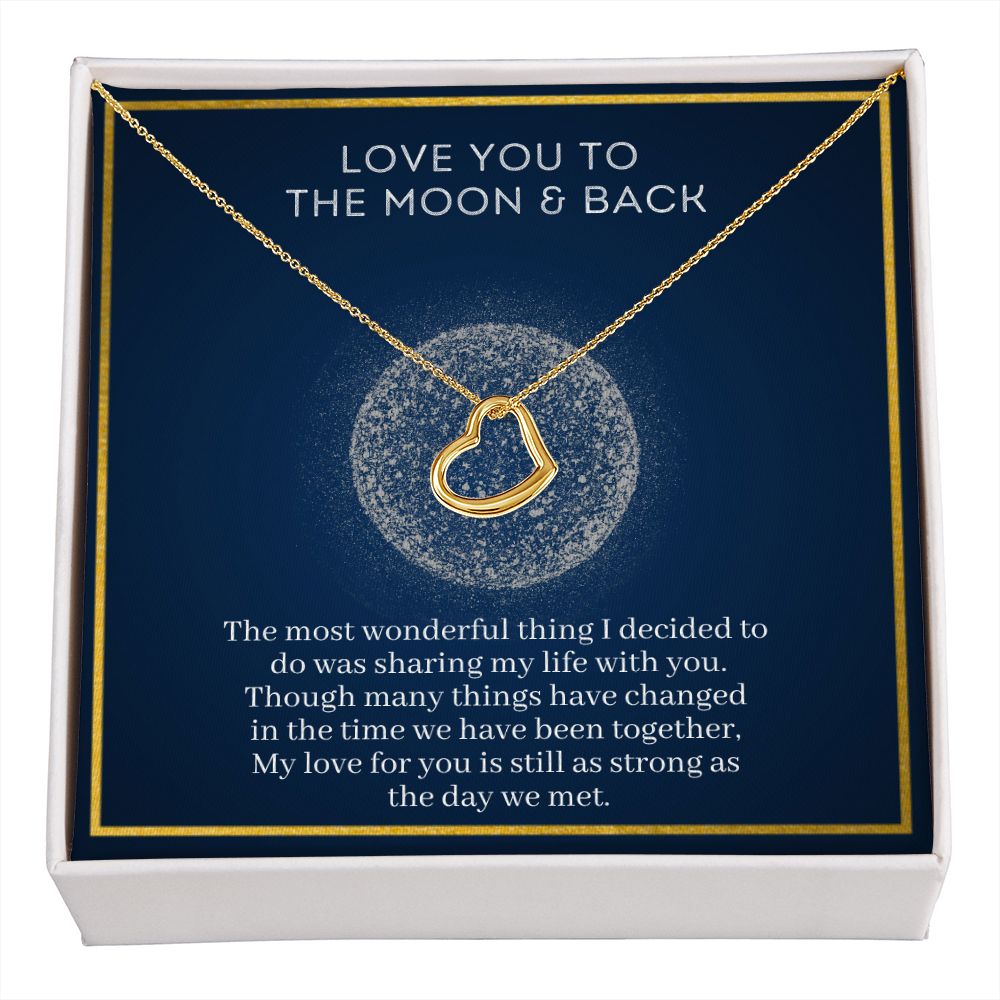 Love You To The Moon - Strong Forever Necklace