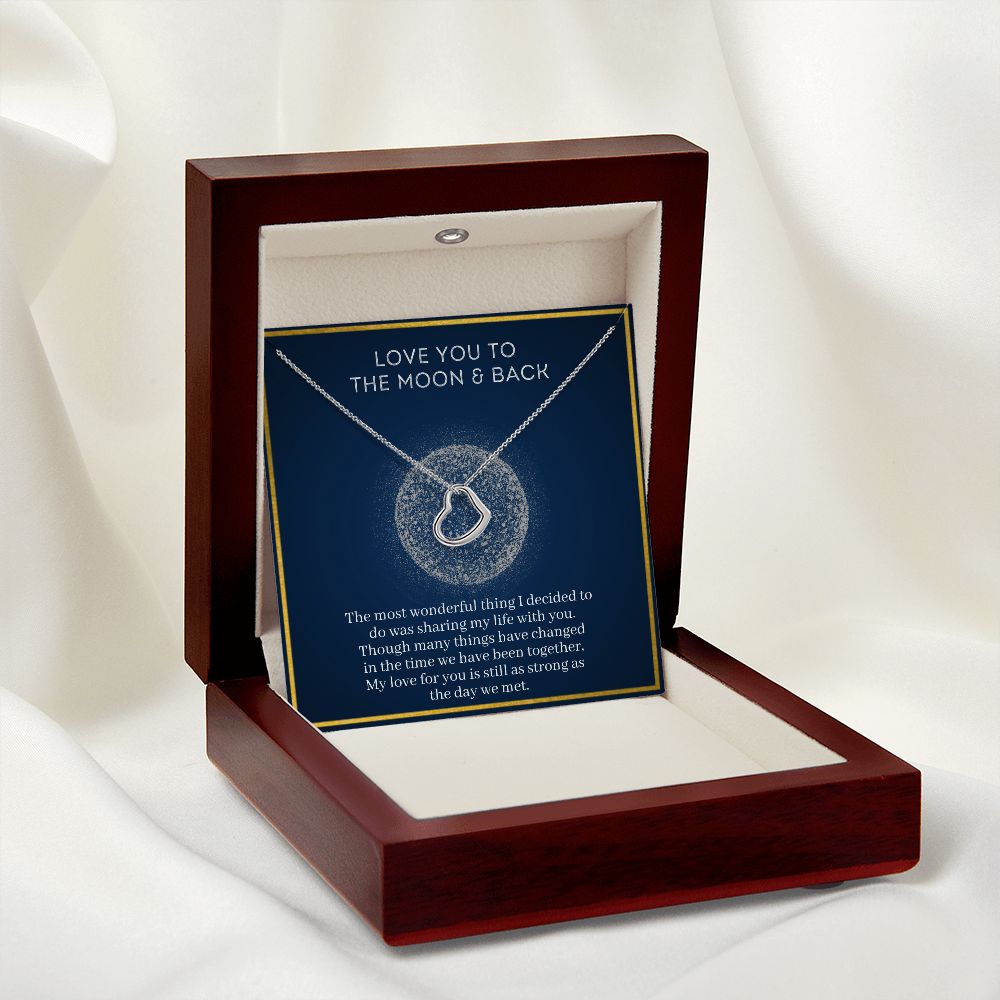 Love You To The Moon - Strong Forever Necklace