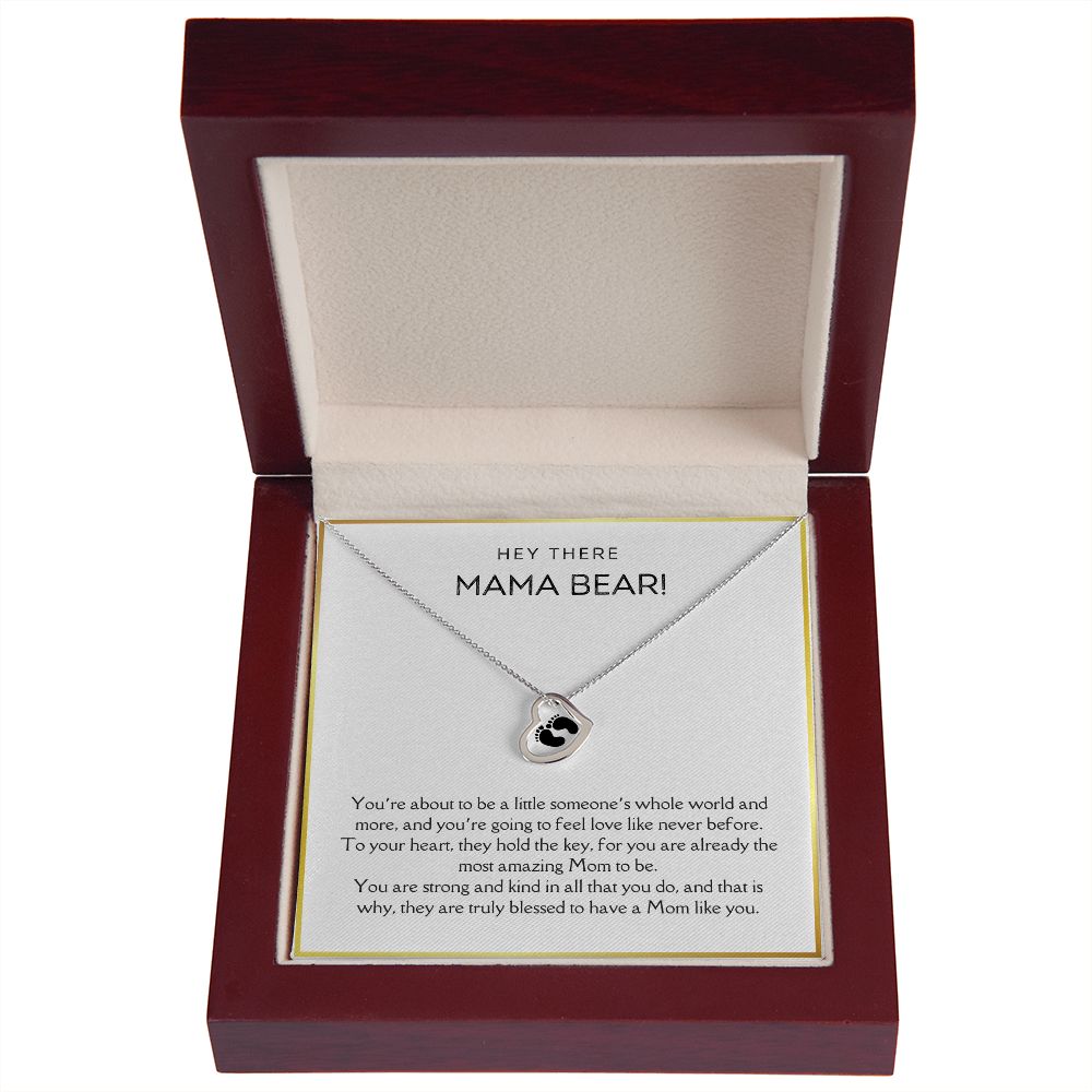 Someone's Whole World - Expecting Mom Gift - Delicate Heart