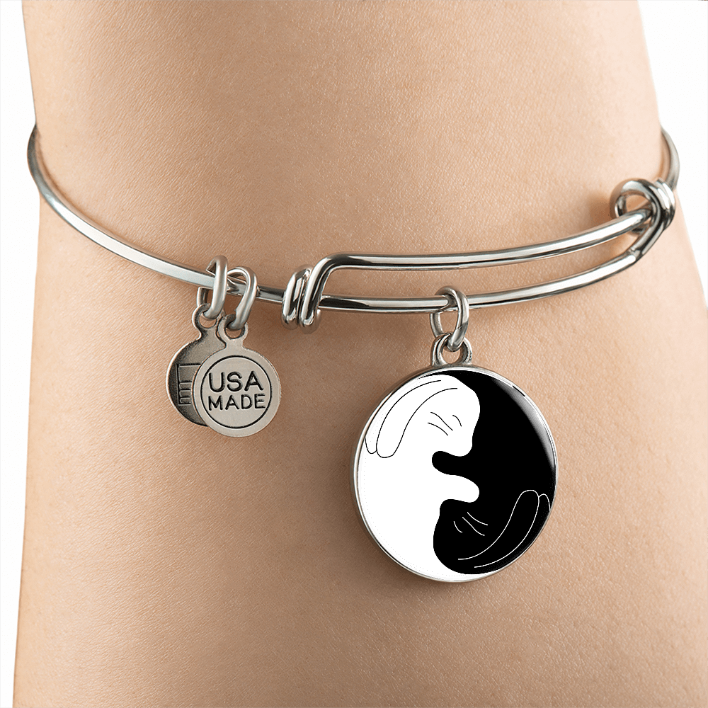 Tao of Bunny Rabbit luxury bracelet with Engraving Option