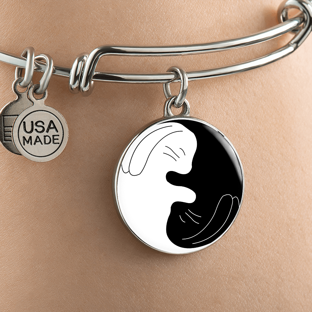 Tao of Bunny Rabbit luxury bracelet with Engraving Option