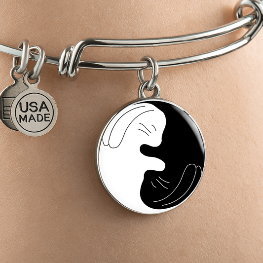 Tao of Bunny Rabbit luxury bracelet with Engraving Option