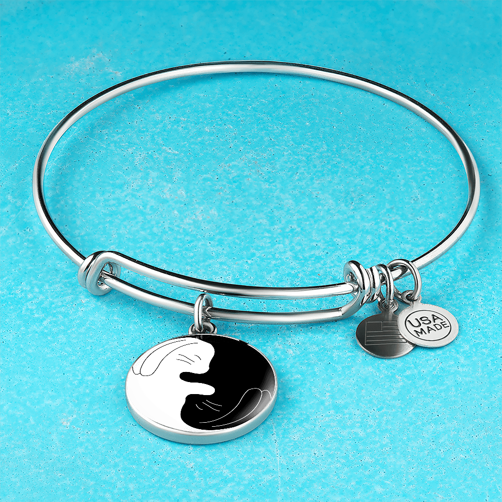 Tao of Bunny Rabbit luxury bracelet with Engraving Option
