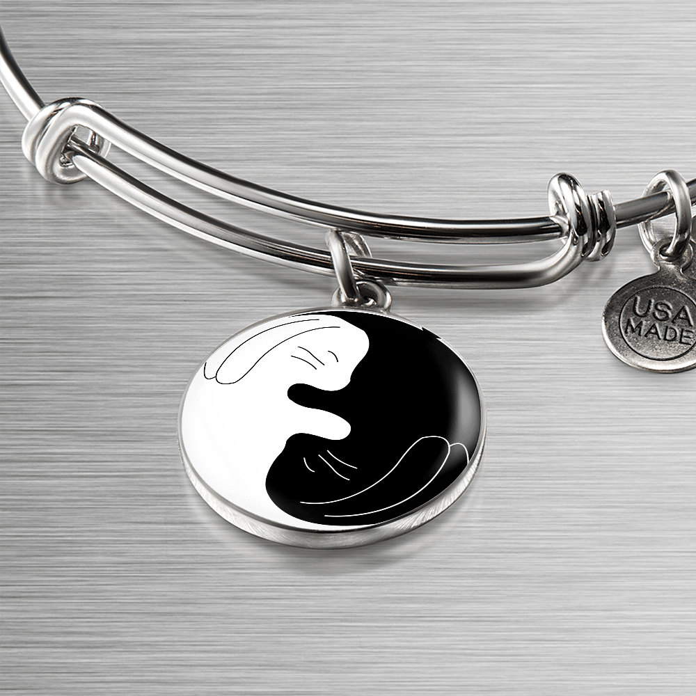 Tao of Bunny Rabbit luxury bracelet with Engraving Option