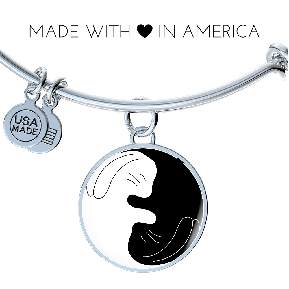 Tao of Bunny Rabbit luxury bracelet with Engraving Option