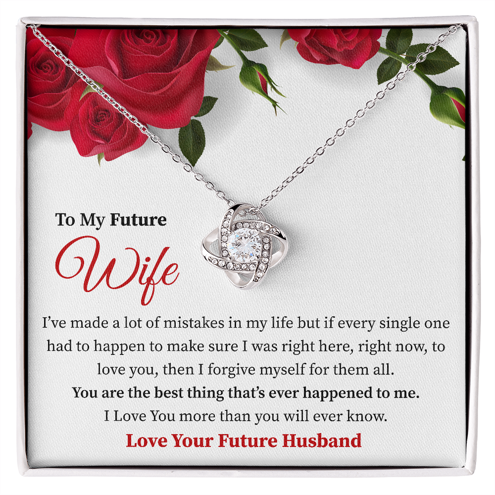 Gift To Future Wife / Fiance Birthday Gift Necklace / Fiance Gift For Her
