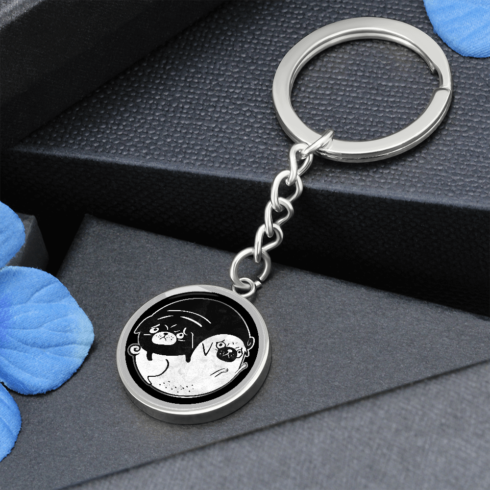 Pug gift / Pug keychain / Pug Owner Gift / Pug