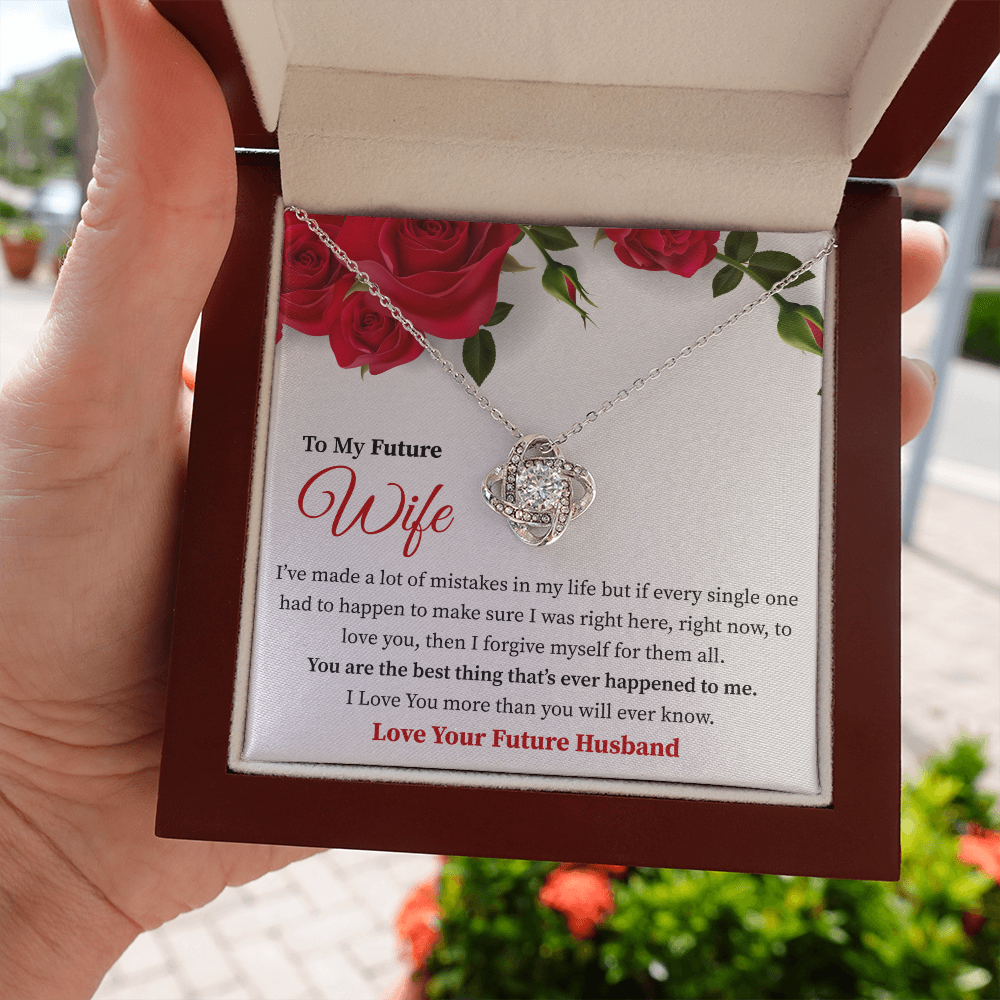 Gift To Future Wife / Fiance Birthday Gift Necklace / Fiance Gift For Her