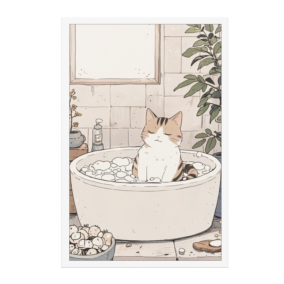 Japanese_Art_Cat_Illustration_12x18_Flat_V_Mockup.png