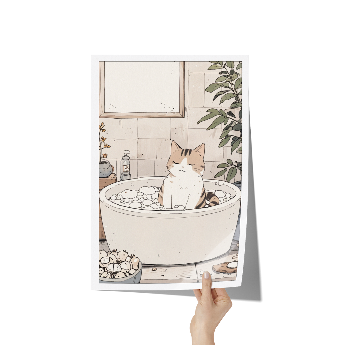 Japanese_Art_Cat_Illustration_12x18_Hand_V_Mockup.png