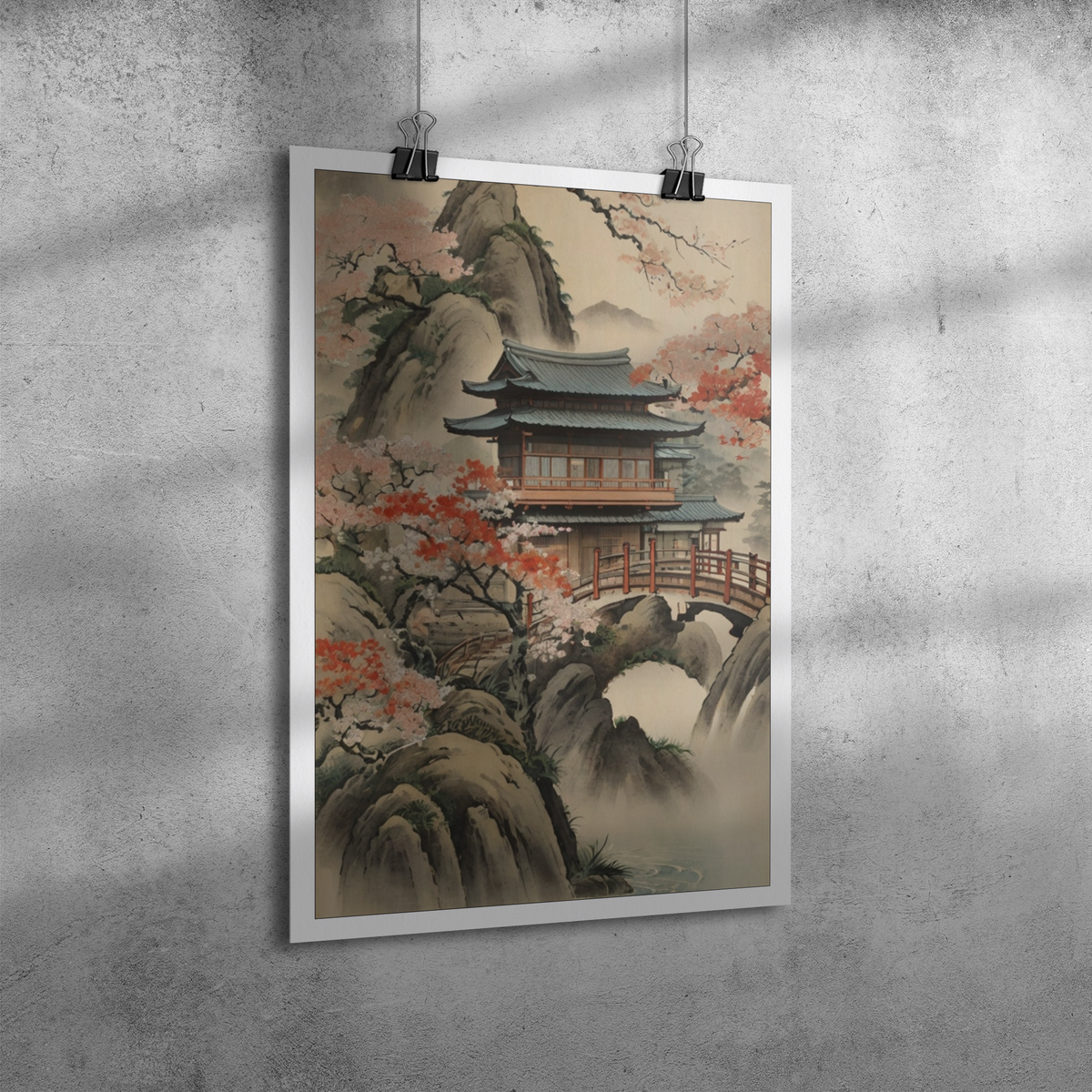 Japanese_Art_Traditional_Painting_12x18_Angle_V_Mockup.png