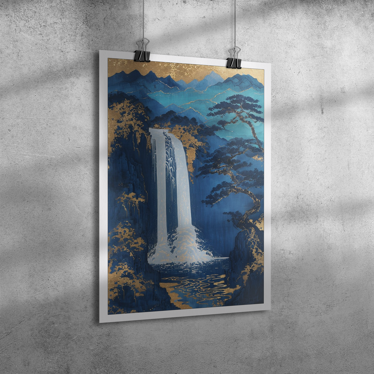Japanese_Waterfall_Art_12x18_Angle_V_Mockup.png