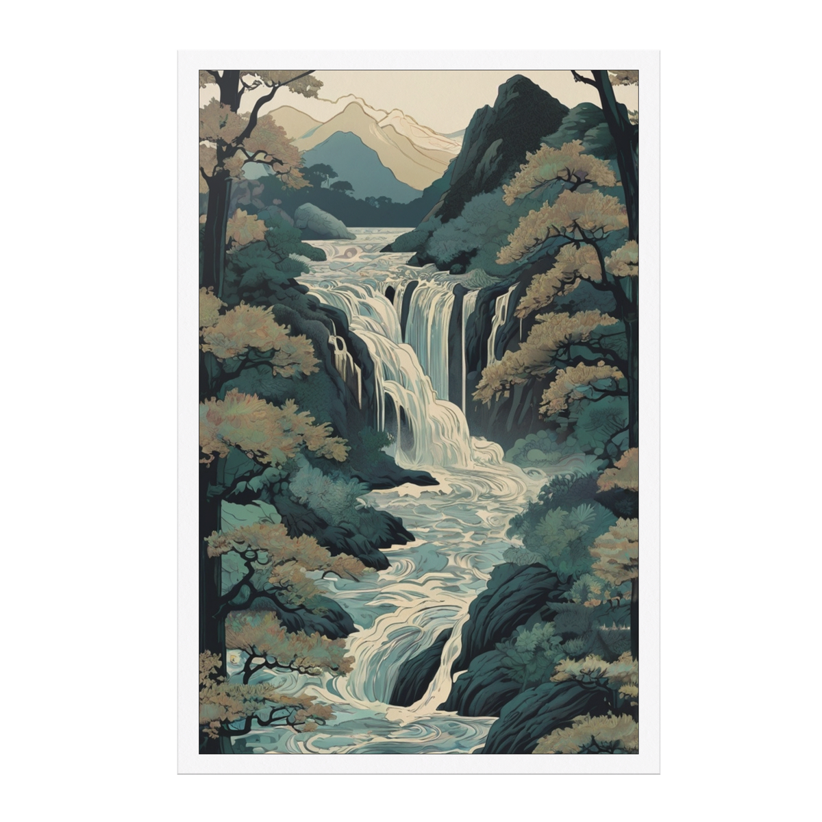 Japanese_Waterfall_Art__Ukiyo-e_Art_12x18_Flat_V_Mockup.png