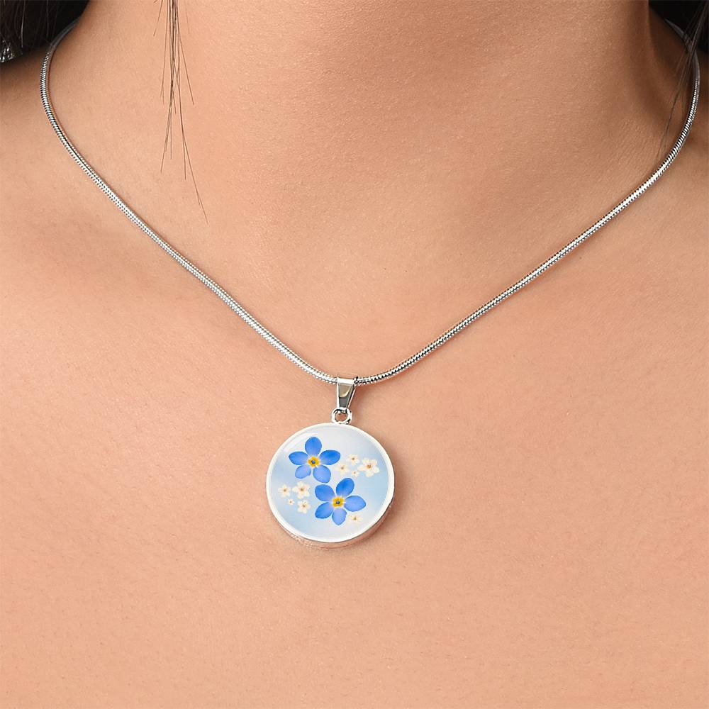 Forget Me Not Necklace | Unique Gift for Her | Remembrance Gift | Gift for Loss | Bereavement Gift