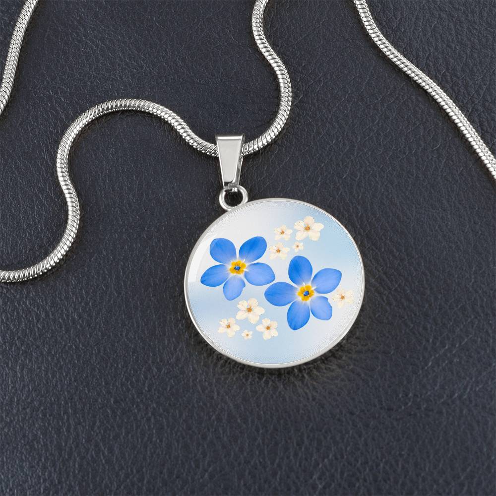 Forget Me Not Necklace | Unique Gift for Her | Remembrance Gift | Gift for Loss | Bereavement Gift