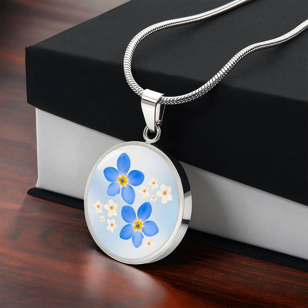 Forget Me Not Necklace | Unique Gift for Her | Remembrance Gift | Gift for Loss | Bereavement Gift