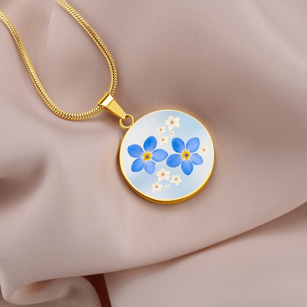 Forget Me Not Necklace | Unique Gift for Her | Remembrance Gift | Gift for Loss | Bereavement Gift