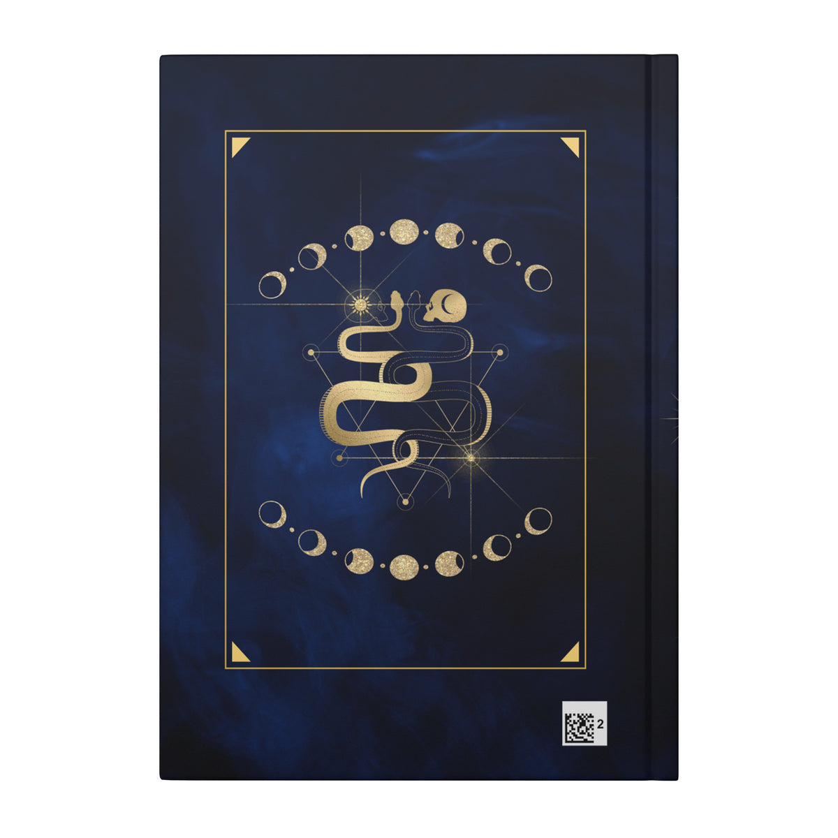 Sun & Moon Phases Journal | Dark Celestial Notebook Gift