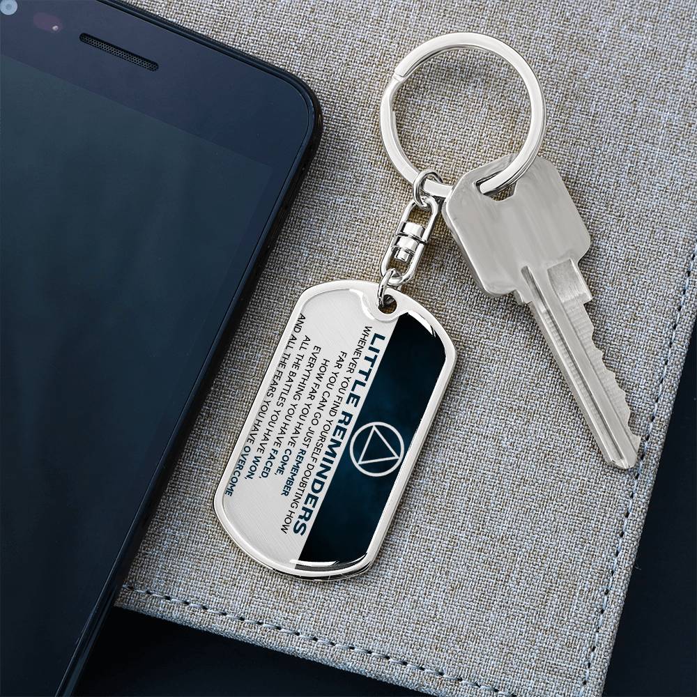 Sobriety Keychain | Sobriety Gift | AA gift | Sober Anniversary Gift