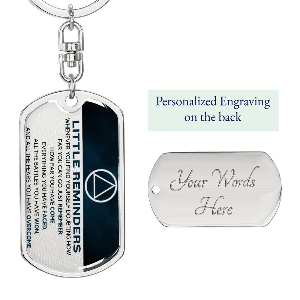 Sobriety Keychain | Sobriety Gift | AA gift | Sober Anniversary Gift