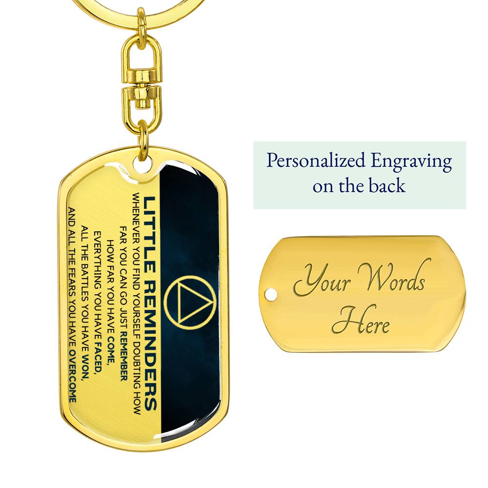Sobriety Keychain | Sobriety Gift | AA gift | Sober Anniversary Gift