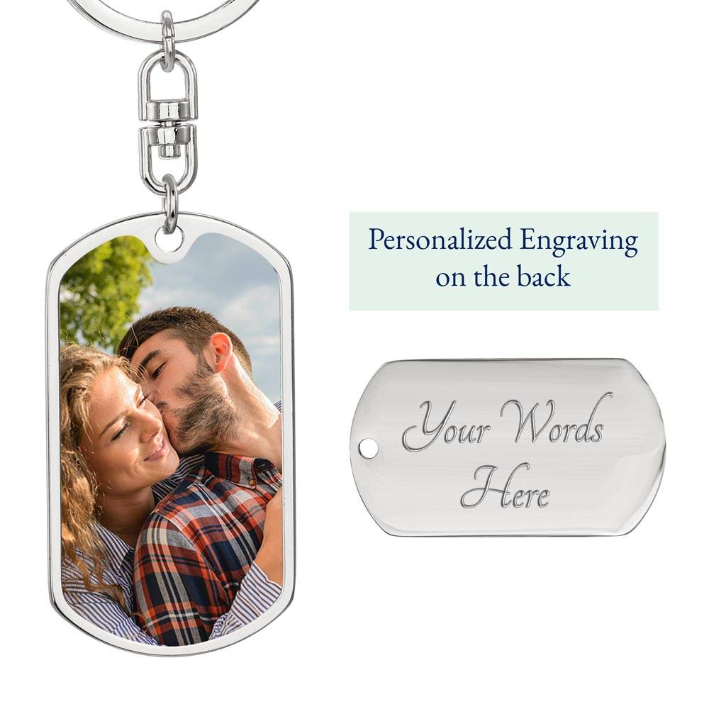 Daddy Can You Feel Me Sonogram Keychain for New Dad