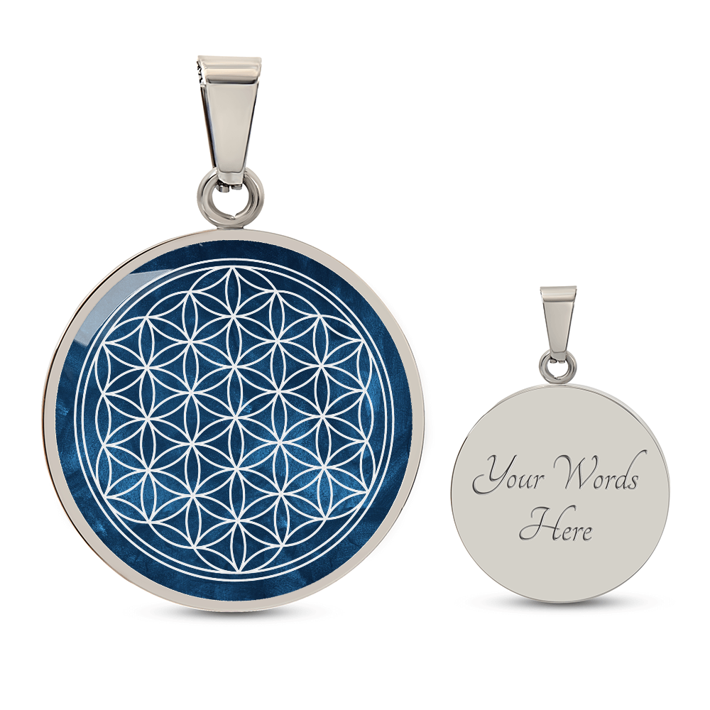 Flower of Life Art Pendant | Sacred Geometry Jewelry