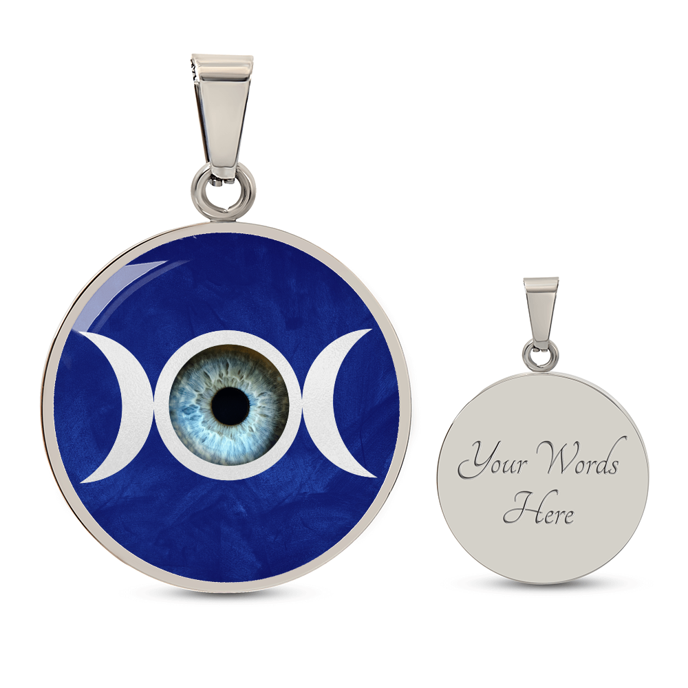 Triple Moon Eye Pendant