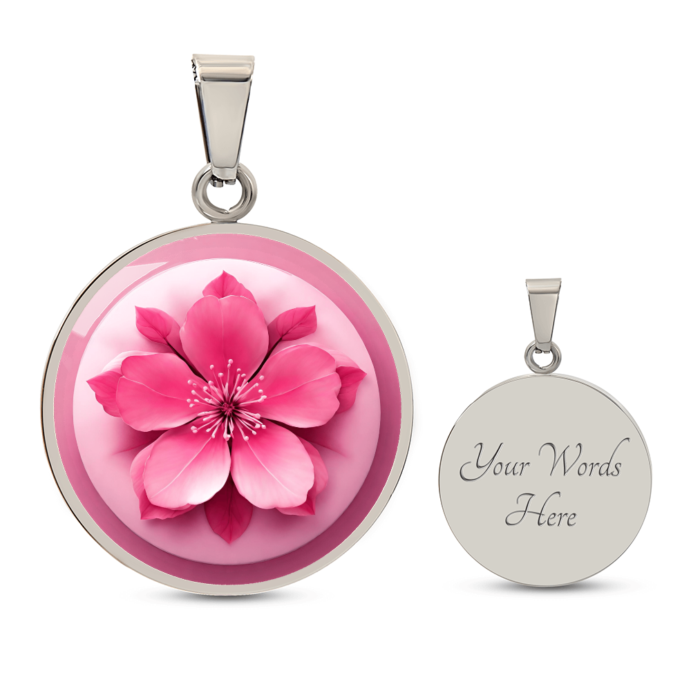 Sakura Cherry Blossom Pendant | Pink Sakura Cherry Blossom | Spring  Necklace | Sakura Flower Japanese Necklace | Gifts for Her