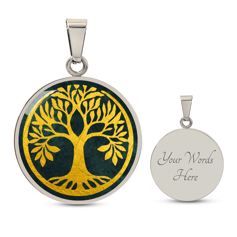 Tree of Life Necklace | Family Tree Pendant | Men Yggdrasil Pendant | Norse Mythology World Tree