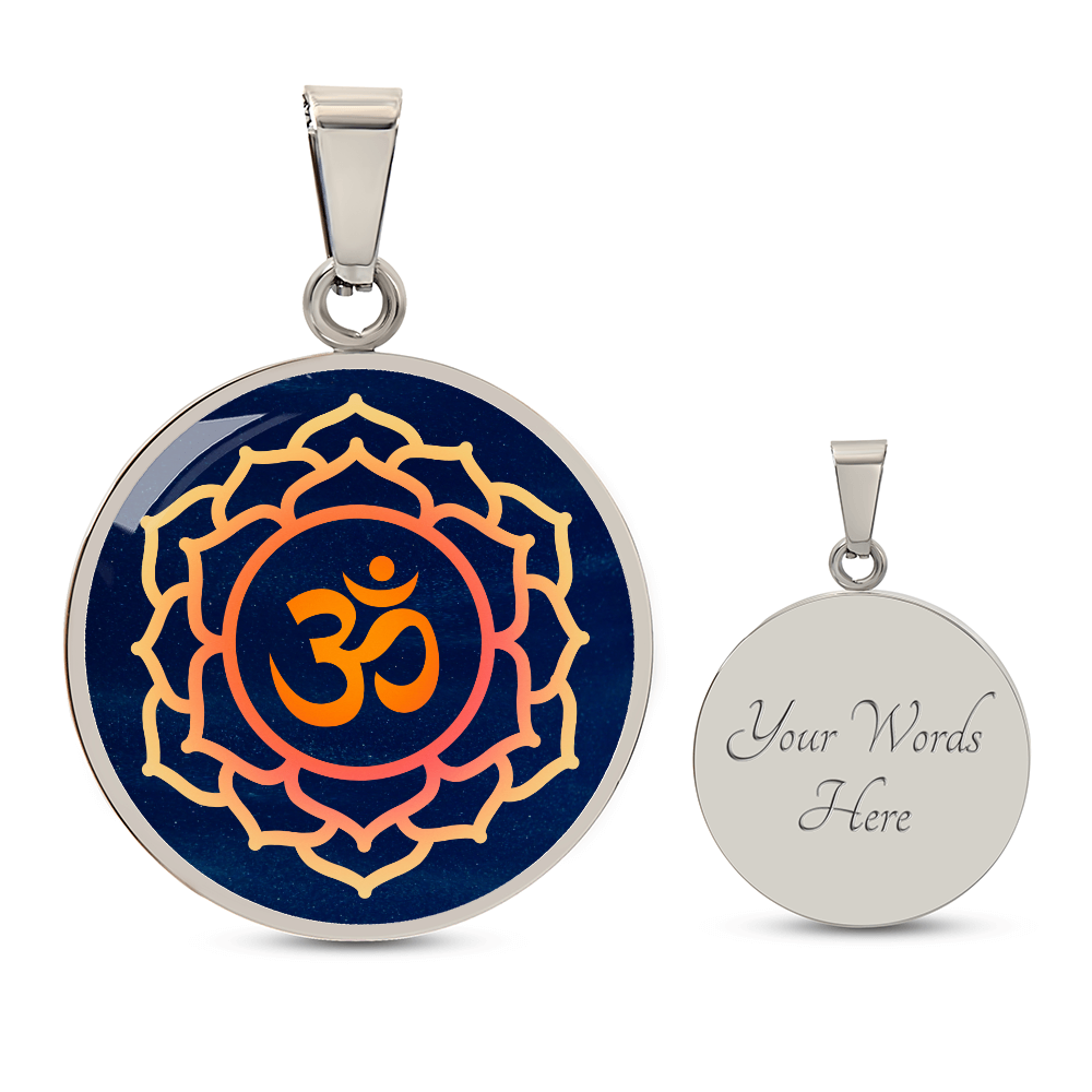 OM Pendant / Om Necklace / Yoga Jewelry