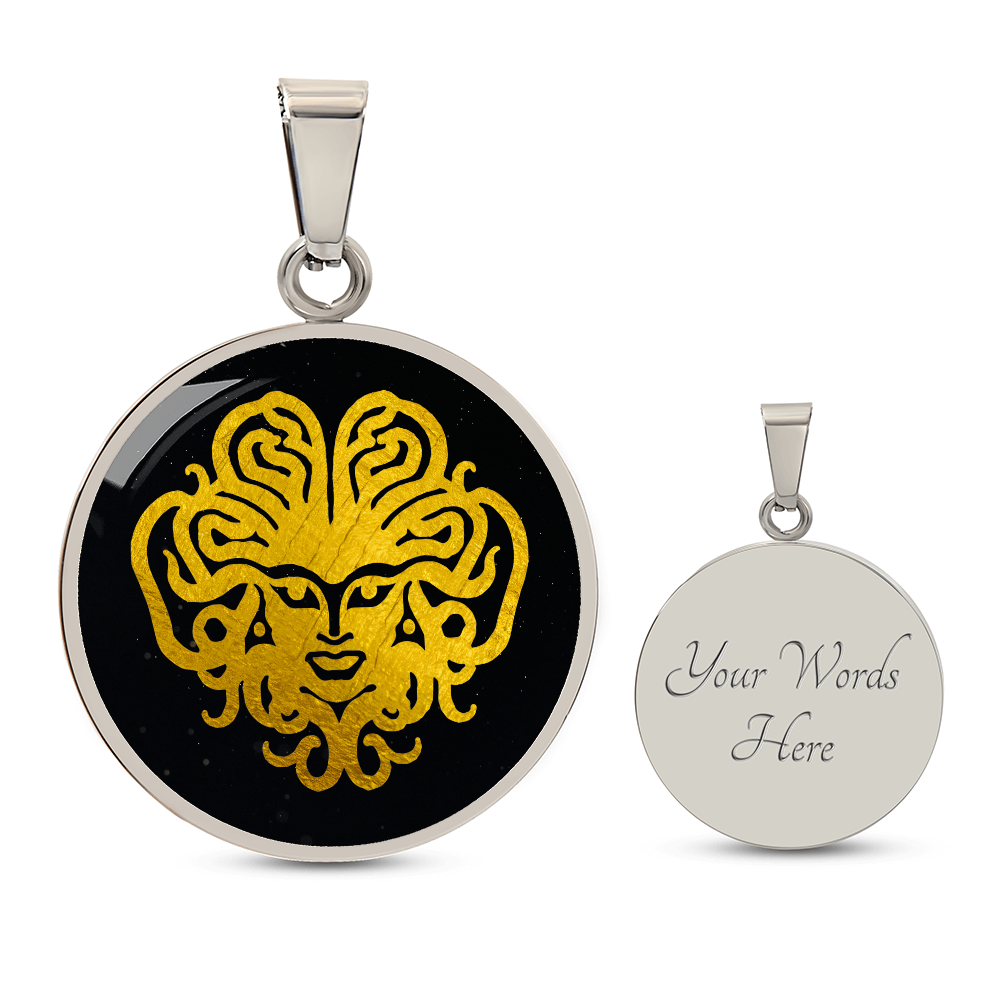 Medusa Pendant Necklace / Medusa Artwork / Medusa Jewelry