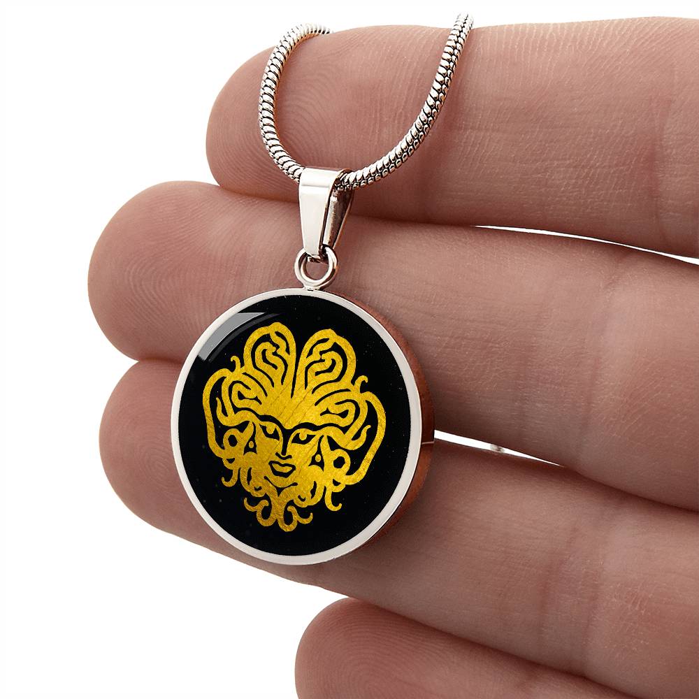 Medusa Pendant Necklace / Medusa Artwork / Medusa Jewelry