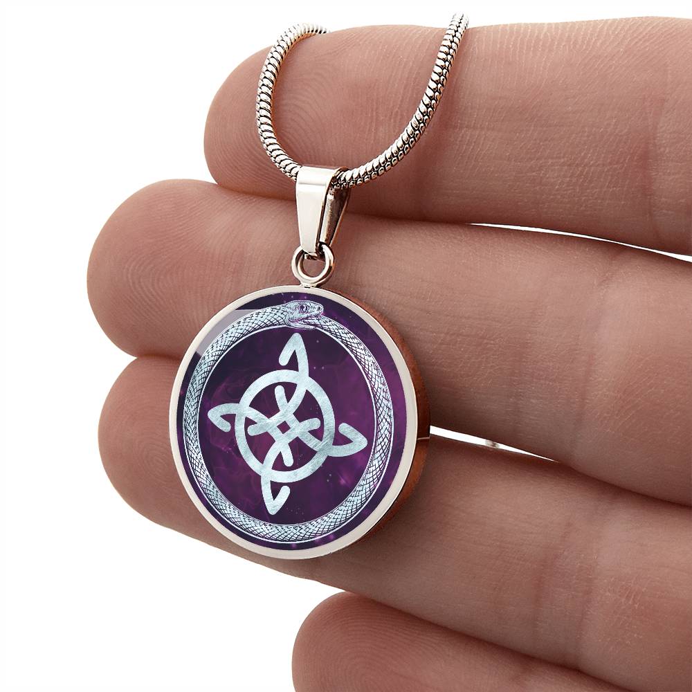 Witches Knot Ouroboros Pendant