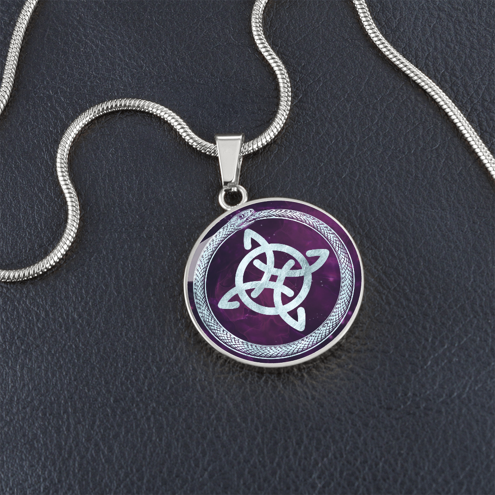 Witches Knot Ouroboros Pendant