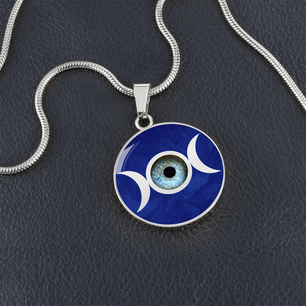 Triple Moon Eye Pendant