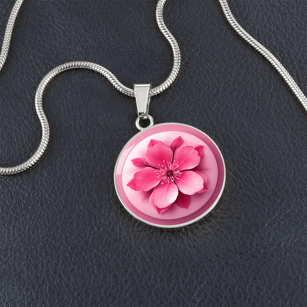 Sakura Cherry Blossom Pendant | Pink Sakura Cherry Blossom | Spring  Necklace | Sakura Flower Japanese Necklace | Gifts for Her